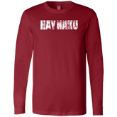 Hay Naku Distressed Unisex Jersey Long Sleeve T-Shirt